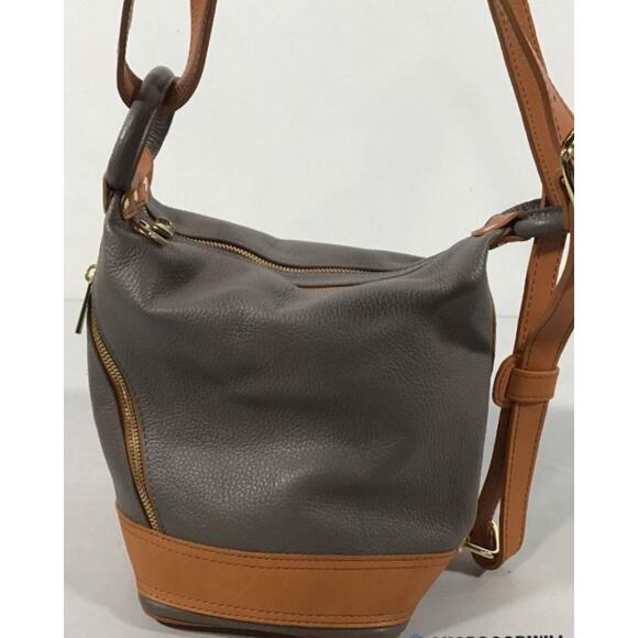 VALENTINA EUC VIOLA CASTELLANI LEATHER CONVERTIBLE BACKPACK SHOULDER BAG - Picture 4 of 9